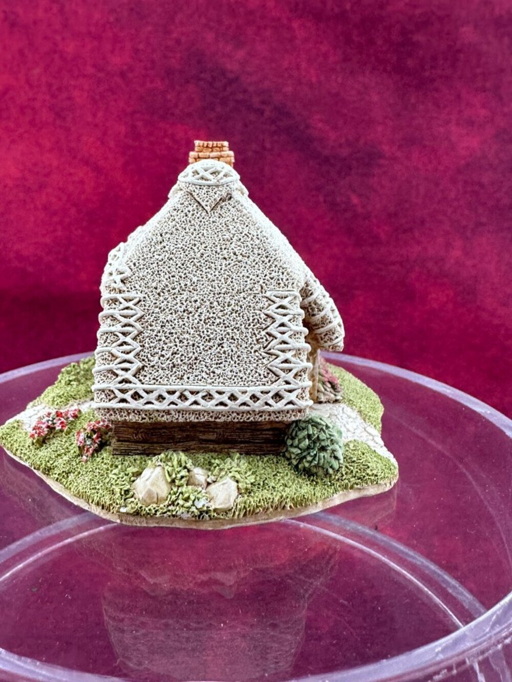 VINTAGE LILLIPUT LANE "STRAWBERRY COTTAGE" MINIATURE HANDMADE IN UK 1990 w/o BOX - Picture 5 of 11